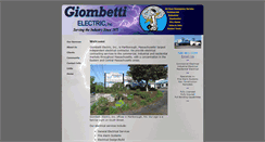 Desktop Screenshot of giombettielectric.com