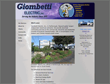 Tablet Screenshot of giombettielectric.com